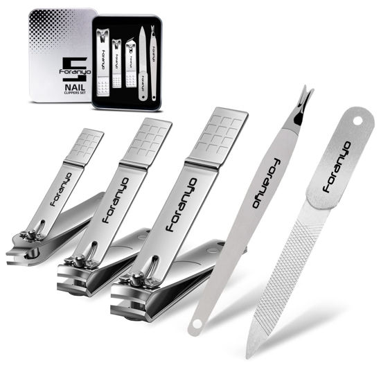 Modulyss 8 PC Stainless Steel Nail Clipper Kit Finger Plier Nails art  Pedicure Toe Nail Manicure set at Rs 85/piece | Home And Kitchen Product in  Surat | ID: 2849741505891