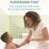Picture of TruKid Bubble Podz Bubble Bath for Baby & Kids, Gentle Refreshing Bath Bomb for Sensitive Skin, pH Balance 7 for Eye Sensitivity, Natural Moisturizers and Ingredients, Eucalyptus (60 Podz)