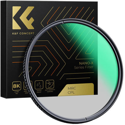 Picture of 40.5mm Circular Polarizers Filter, K&F Concept 40.5MM Circular Polarizer Filter HD 28 Layer Super Slim Multi-Coated CPL Lens Filter (Nano-X Series)