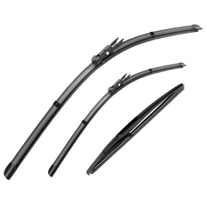 Picture of 3 wipers Replacement for 2012-2017 Chevrolet Sonic/Aveo/2011-2017 Holden Barina, Windshield Wiper Blades Original Equipment Replacement - 26"/15"/11" (Set of 3) Pinch Tab