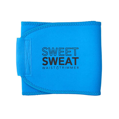 Picture of Sweet Sweat Waist Trimmer for Women and Men - Sweat Band Waist Trainer Belt for High Intensity Training and Gym Workouts, 5 Adjustable Sizes