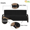 Picture of Easy-Going Futon Slipcover Reversible Futon Cover Water Resistant Couch Cover Furniture Protector for Pets Kids Children Dog Cat (Futon, Black/Black)