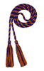 Picture of Graduation Honor Cord - Purple/Orange - Every School Color Available - Made in USA - by Tassel Depot