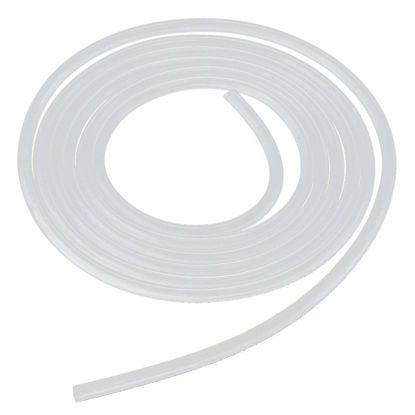 Picture of 3/16" ID Silicon Tubing, Food Grade Silicon Tubing 3/16" ID x 5/16" OD 50 Feet High Temp Pure Silicone Hose Tube Home Brewing Winemaking