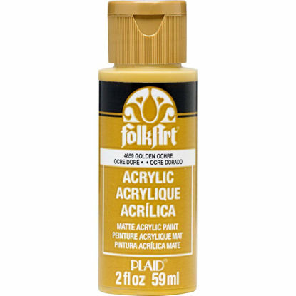 Picture of FolkArt Acrylic Paint, 2 oz, Golden Ochre