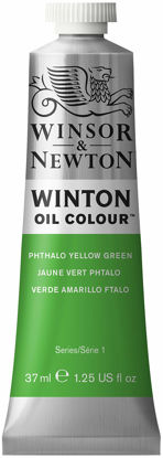 Picture of Winsor & Newton Winton Oil Color, 37ml (1.25-oz) Tube, Phthalo Yellow Green