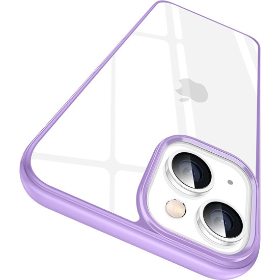GetUSCart- CASEKOO Crystal Clear for iPhone 14 Case & iPhone 13 Case, [Not  Yellowing] [Military Grade Drop Protection] Shockproof Protective Phone  Case 6.1 inch 2022 Purple