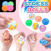 Picture of BESNEL Sensory Stress Balls Set, Squishy Stress Ball, 30 Pack Stress Relief Ball Toys for Adults Kids Anxiety Relief Sensory Balls with Water Beads Ball Squeeze Ball Luminous Ball