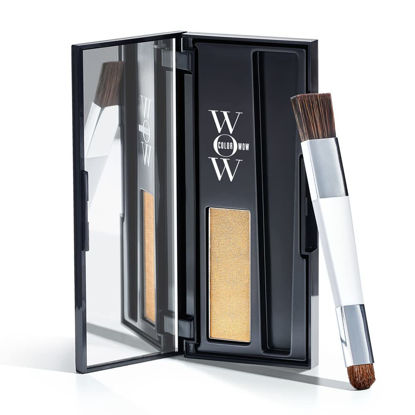 Picture of Color Wow Root Cover Up, Blonde - Instantly cover greys + touch up highlights, create thicker looking hairlines, water resistant, sweat resistant - No mess multi award winning root touch up