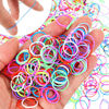 Picture of 1000 Mini Rubber Bands Soft Elastic Bands for Kid Hair Braids Hair (Multicolor)