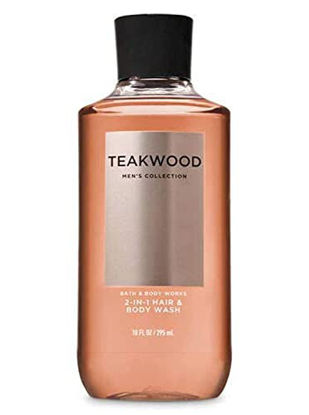 Picture of Bath and Body Works, Signature Collection Teakwood 2-in-1 Hair + Body Wash (10 oz)