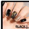 Picture of GAOY Black Gel Nail Polish, 16ml Color 1001 Soak Off UV Light Cure Gel Polish for Nail Art DIY Manicure at Home
