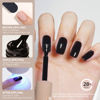 Picture of GAOY Black Gel Nail Polish, 16ml Color 1001 Soak Off UV Light Cure Gel Polish for Nail Art DIY Manicure at Home