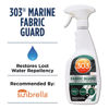 Picture of 303 Marine Fabric Guard - Restores Water and Stain Repellency To Factory New Levels, Simple and Easy To Use, Manufacturer Recommended, Safe For All Fabrics, 32oz (30604CSR) Packaging May Vary