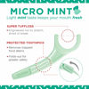 Picture of Plackers Micro Mint Dental Floss Picks, 90 Count, Pack of 6, Green