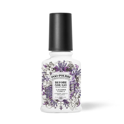 Picture of Poo-Pourri Before-You-Go Toilet Spray, Lavender Vanilla, 2 Fl Oz - Lavender, Vanilla and Citrus