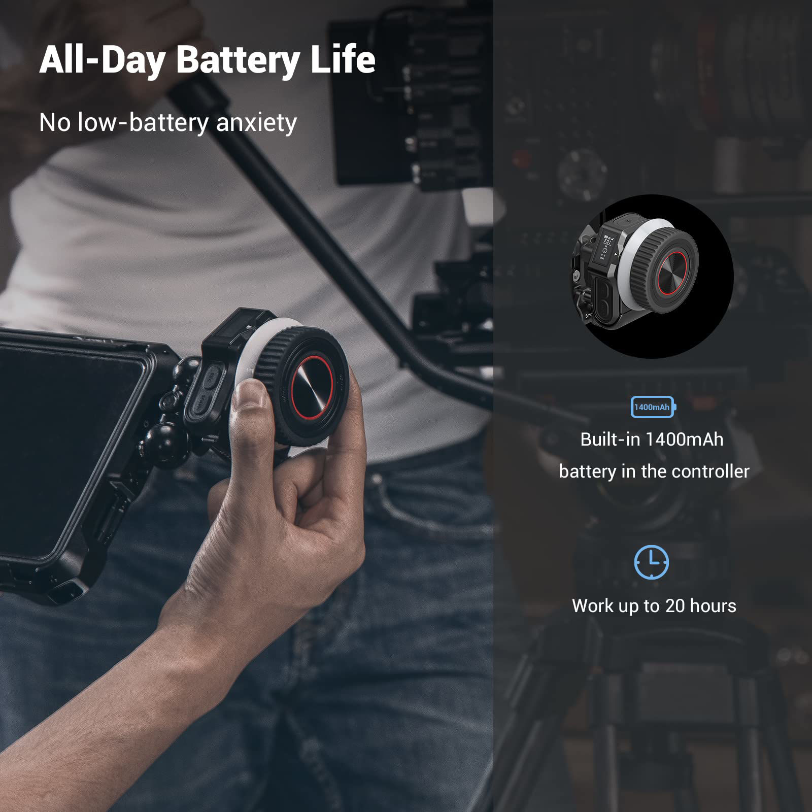 GetUSCart SmallRig MagicFIZ Wireless Follow Focus Basic Kit with