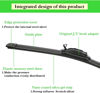 Picture of OEM Quality 24" + 18" Premium All-Seasons Durable Stable And Quiet Windshield Wiper Blades + 1 Year Warranty (Set of 2)