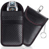 Picture of Lanpard Faraday Bag for Key Fob(2 Pack), Faraday Cage Protector, Car RFID Signal Blocking Key Fob Protector, Double-Layers of Shielding Carbon Fiber Material Anti-Theft Faraday Pouch