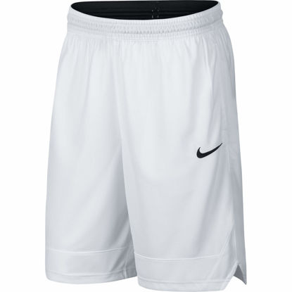Picture of Nike Dri-FIT Icon, Men's basketball shorts, Athletic shorts with side pockets, White/White/Black, L-T