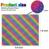 Picture of 12000 Pieces Bling Bling Rhinestone Sheet Rhinestones Sticker DIY Car Decoration Sticker Self Adhesive Glitter Rhinestones Crystal Gem Stickers for Car Decoration, 9.4 x 7.9 Inch (Colorful)