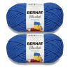 Picture of Bernat Blanket Brights Royal Blue Yarn - 2 Pack of 300g/10.5oz - Polyester - 6 Super Bulky - 220 Yards - Knitting/Crochet