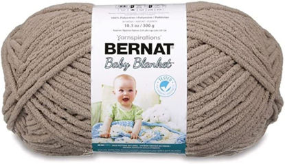 Picture of Bernat Baby Blanket BB Baby Sand Yarn - 1 Pack of 10.5oz/300g - Polyester - #6 Super Bulky - 220 Yards - Knitting/Crochet