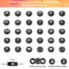 Picture of ARTDOT Letter Beads for Jewelry Bracelets Making, 1400 PCS 28 Styles Alphabet Smiley Face Heart Beads Kit