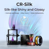 Picture of Creality Silk PLA 3D Printer Filament, PLA Filament 1.75mm, Silk Shiny PLA Filament +/-0.02mm, 3D Printing Filament 1KG/2.2lb, Rainbow