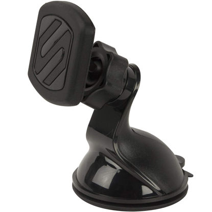 Picture of Scosche MAGWSM2 MagicMount Magnetic Suction Cup Mount for Car Windshield or Dashboard, 360° Adjustable Magnet Head, Universal Cell Phone Holder for Car, Compatible with iPhone, Samsung & All Devices