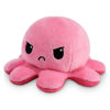 Picture of TeeTurtle - The Original Reversible Octopus Plushie - Angry Light Pink + Furious Pink - Cute Sensory Fidget Stuffed Animals That Show Your Mood