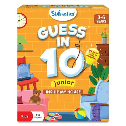 Picture of Skillmatics Card Game - Guess in 10 Junior Inside My House, Quick Game of Smart Questions, Gifts & Fun Learning for Ages 3 to 6