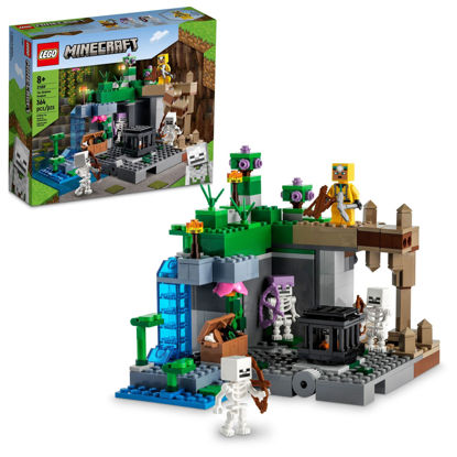 Picture of LEGO Minecraft The Skeleton Dungeon Set, 21189 Construction Toy for Kids with Caves, Mobs and Figures with Crossbow Accessories