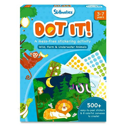 Picture of Skillmatics Art Activity Dot It - Animals, No Mess Sticker Art for Kids, Craft Kits, DIY Activity, Gifts for Ages 3 to 7
