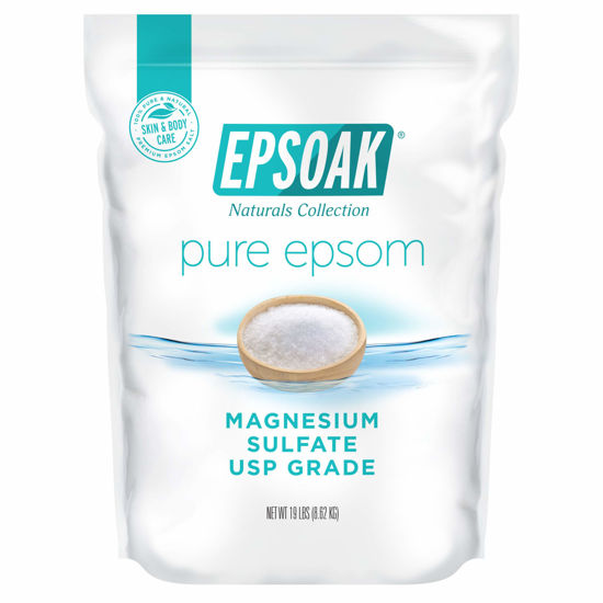 Picture of Epsoak Epsom Salt 19 lb. Magnesium Sulfate USP Bulk Bag