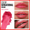 Picture of Maybelline New York Color Sensational Lipstick, Lip Makeup, Cream Finish, Hydrating Lipstick, Pink & Proper, Coral Pink ,1 Count