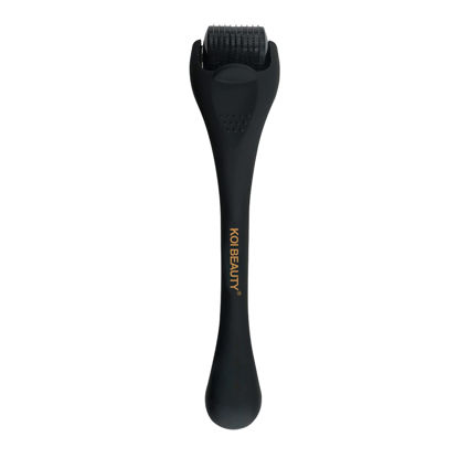 Picture of Koi Beauty Derma Roller, 540 Titanium Microneedling Roller, Beard Roller Microneedle Roller - Matte Texture Micro Needling Dermaroller for Men Women