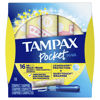 Picture of Tampax Pocket Pearl Tampons Regular Absorbency with LeakGuard Braid, Unscented, 16 Count