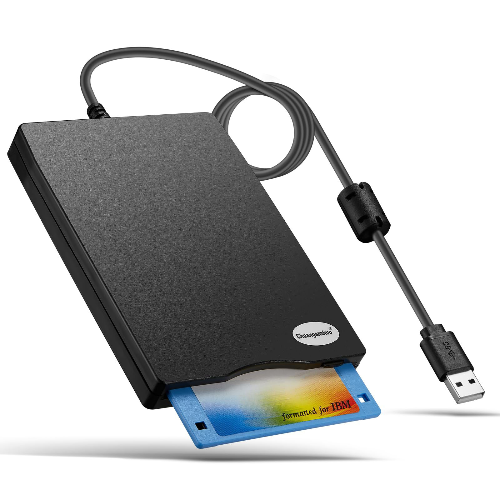 GetUSCart Chuanganzhuo Floppy Disk Reader,3.5 inch External USB Floppy