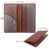 Picture of Car Registration and Insurance Holder, Premium Leather Registration and Insurance Card Holder,vehicle Glove Box Car Organizer,wallet Accessories Case with Magnetic Shut for Cards, Essential Document, Driver License (Brown)