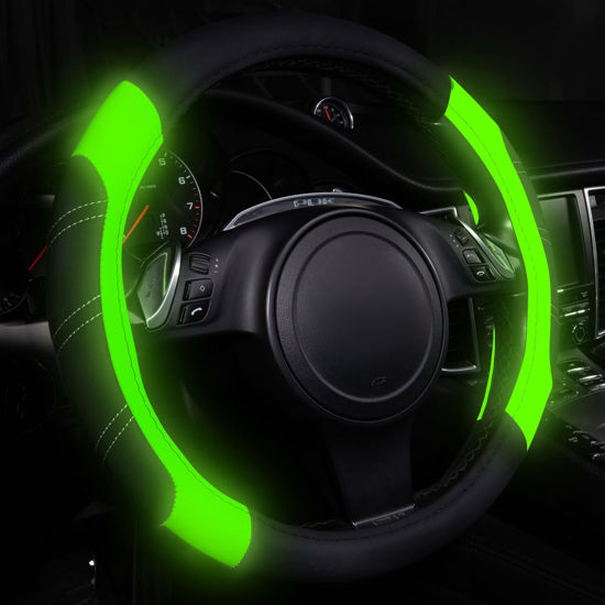 Steering wheel on sale cover design