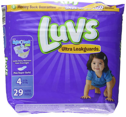 Picture of Luvs Ultra Leakguards Diapers - Size 4-29 ct