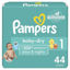 Picture of Diapers Size 1, 44 count - Pampers Baby Dry Disposable Diapers