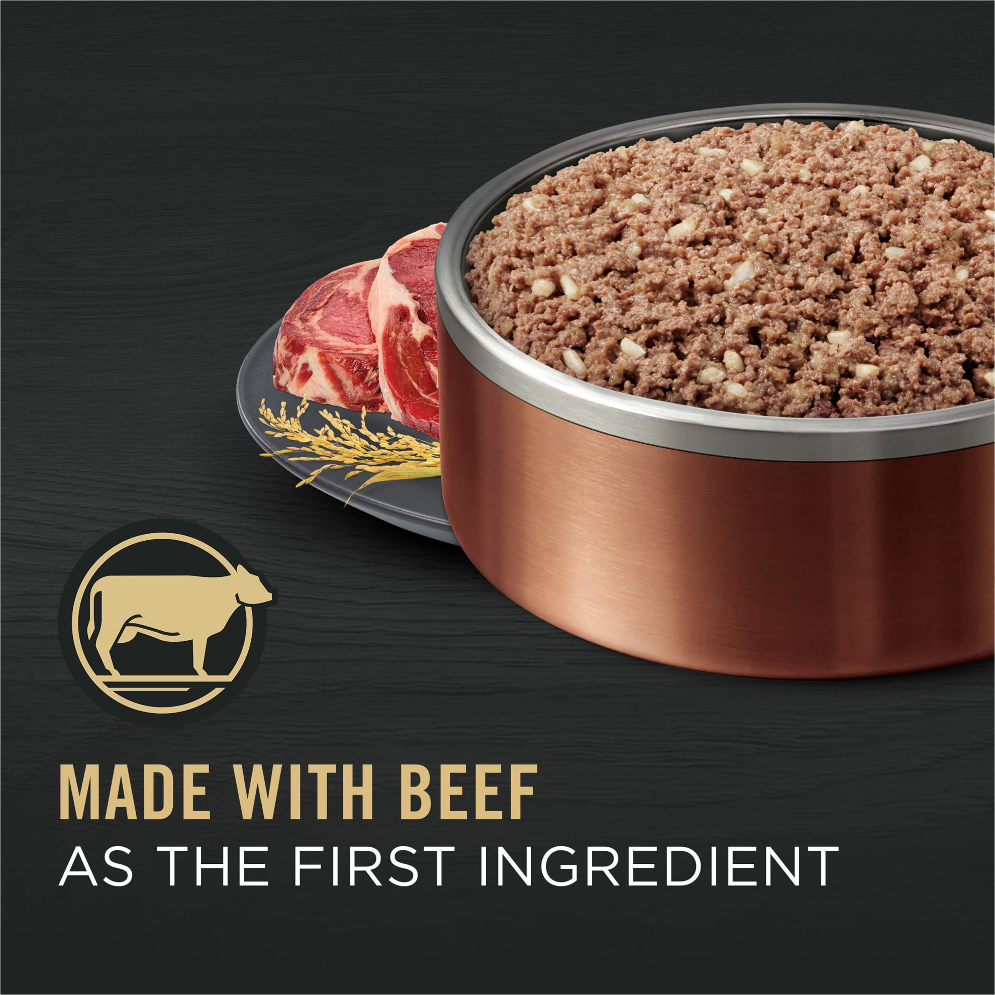 GetUSCart- Purina Pro Plan High Protein Dog Food Wet Pate, Beef and ...