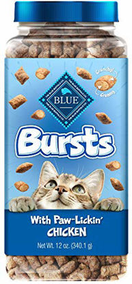 Picture of Blue Buffalo Bursts Crunchy Cat Treats, Chicken 12-oz Tub