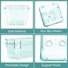 Picture of WOWBOX 28 PCS Plastic Drawer Organizer Set, 4 Sizes Desk Drawer Divider Organizers and Storage Bins for Makeup, Jewelry, Gadgets for Kitchen, Bedroom, Bathroom, Office