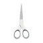 Picture of Westcott 16376 Crafting Scissors, 5-Inch Titanium Micro-Tip Scissors, White/Gray