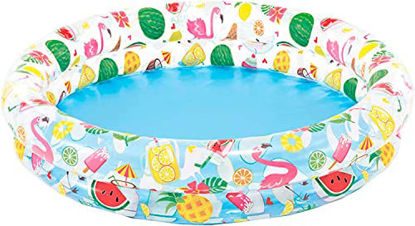 Picture of Intex Inflatable Stars Kiddie 2 Ring Circles Swimming Pool (48" X 10") [Assorted Styles]