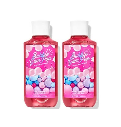 Picture of Bath & Body Works Bubble Gum Pop Shower Gel Gift Sets 10 Oz 2 Pack (Bubble Gum Pop)
