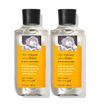 Picture of Bath & Body Works Afternoon Sunshine Shower Gel Gift Sets 10 Oz 2 Pack (Afternoon Sunshine)